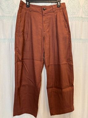 Everlane Women’s Rust Brown Linen Pants